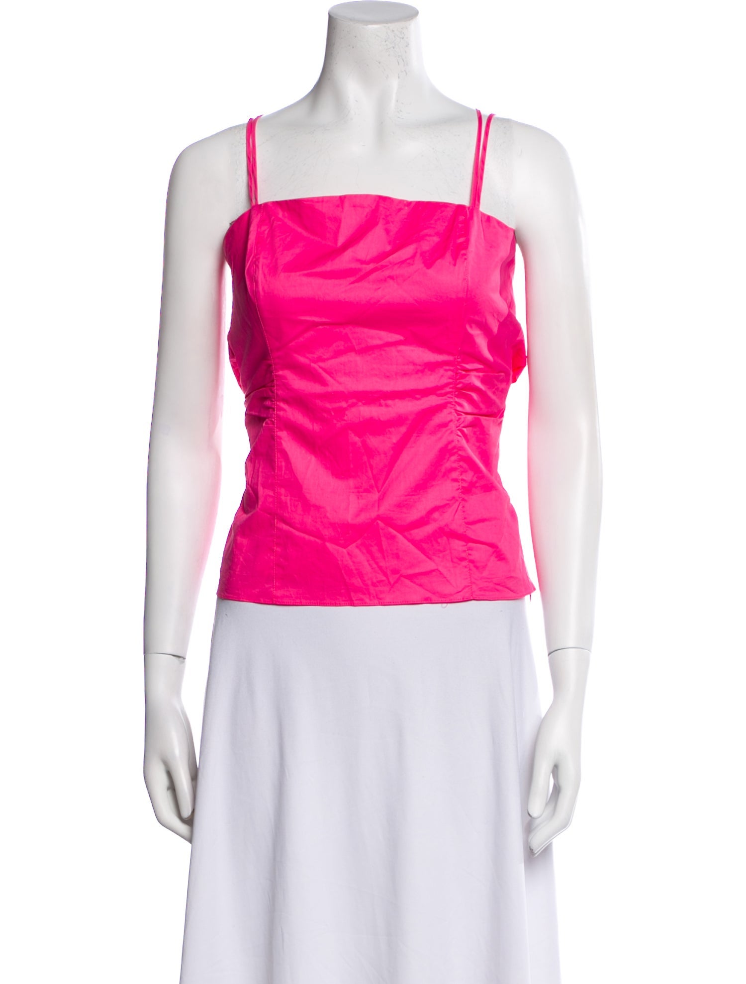 FRAME Square Neckline Sleeveless Top